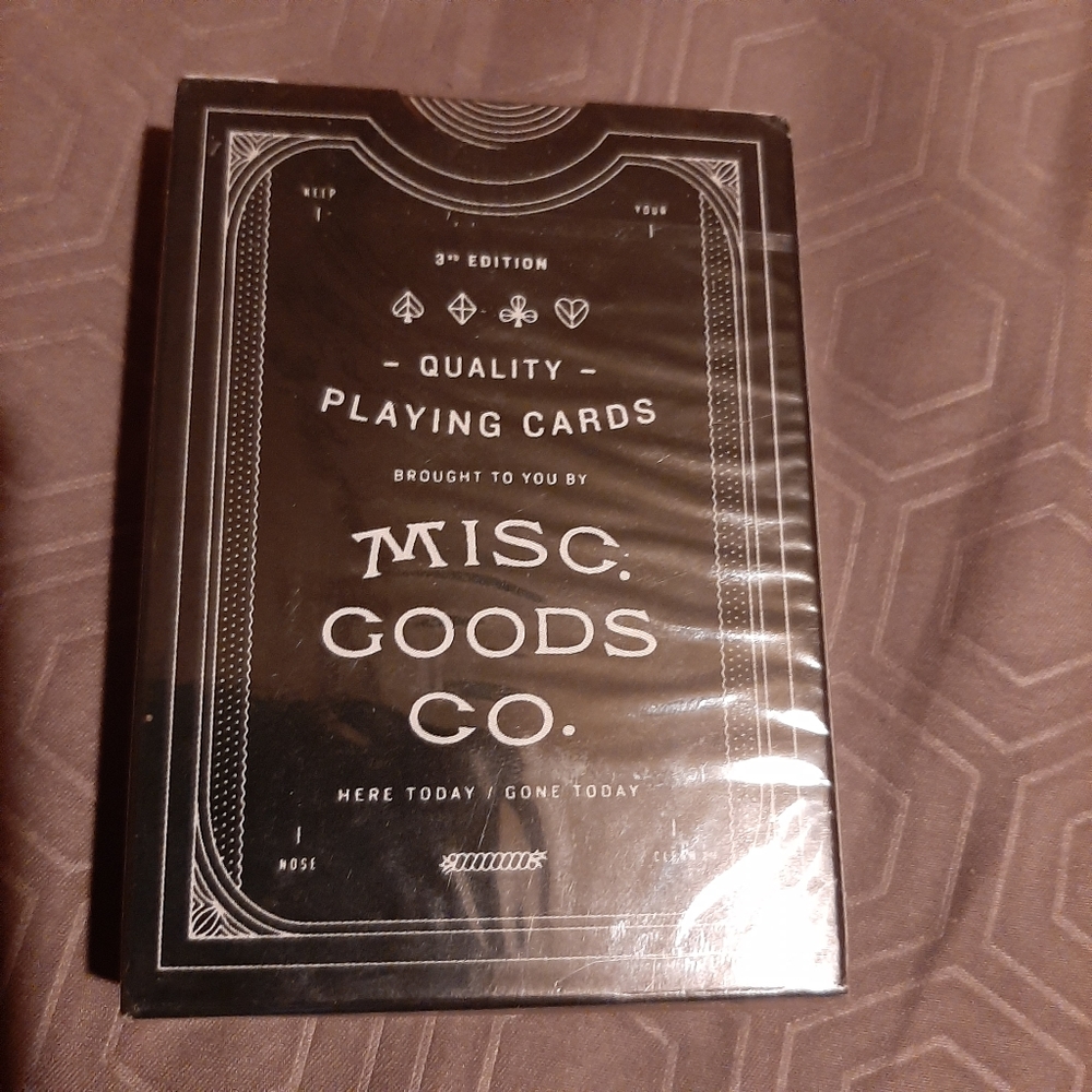 2 Misc.Goods Co. 3rd Edition Quality Playing Cards